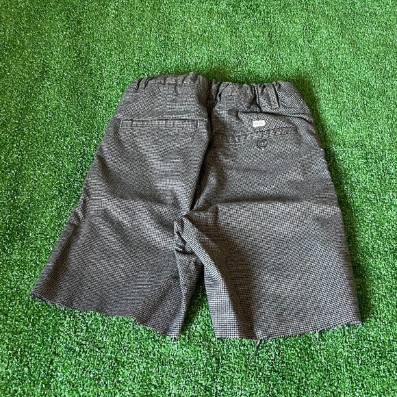 Zara Kids Adjustable Waist Pockets Brown Pleated Chino Cutoffs Shorts Size 10 - Picture 9 of 14